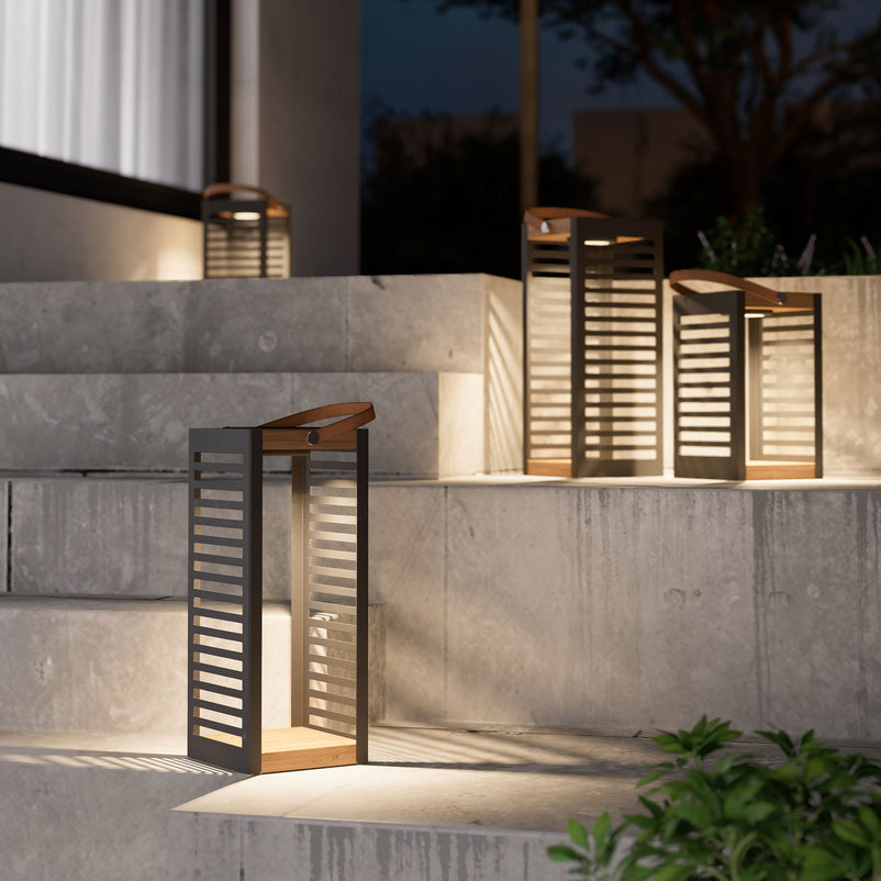 WOOD GRAIN Lampă solară