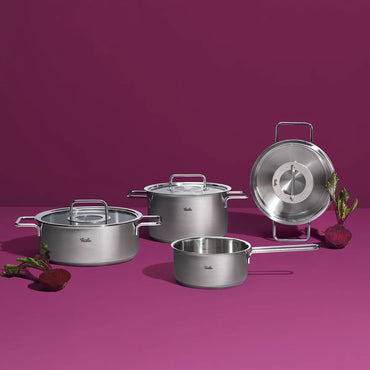 PURE Set 5 oale cu capac, inox