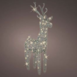 DEER Figurină luminoasă 48 LED-uri