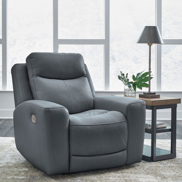 BRISTOL Fotoliu cu recliner electric, piele