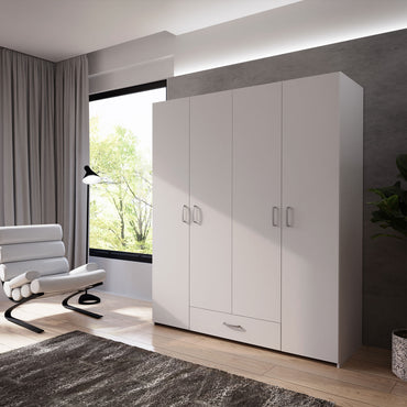 WINSLOW  Dulap 4 uși, 1 sertar, 5 polițe incluse