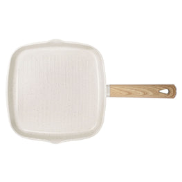 QUTTIN Tigaie grill, aluminiu, L.28cm