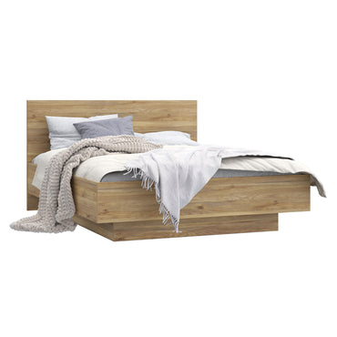 DANIEL Set mobilier dormitor, dulap, pat, comodă și 2 noptiere