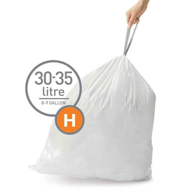SIMPLEHUMAN Set 20 saci gunoi, 30-35L