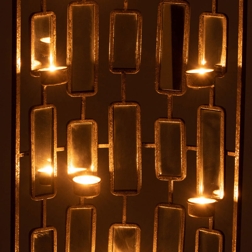 LIGHT Decorațiune perete cu suport lumânare