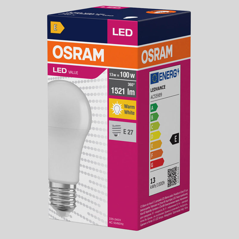 LED VALUE Bec 13W E27