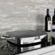NEW ERA Tavă grill, inox, L.28cm
