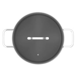 HELIX Oală cu capac, inox, D.26cm