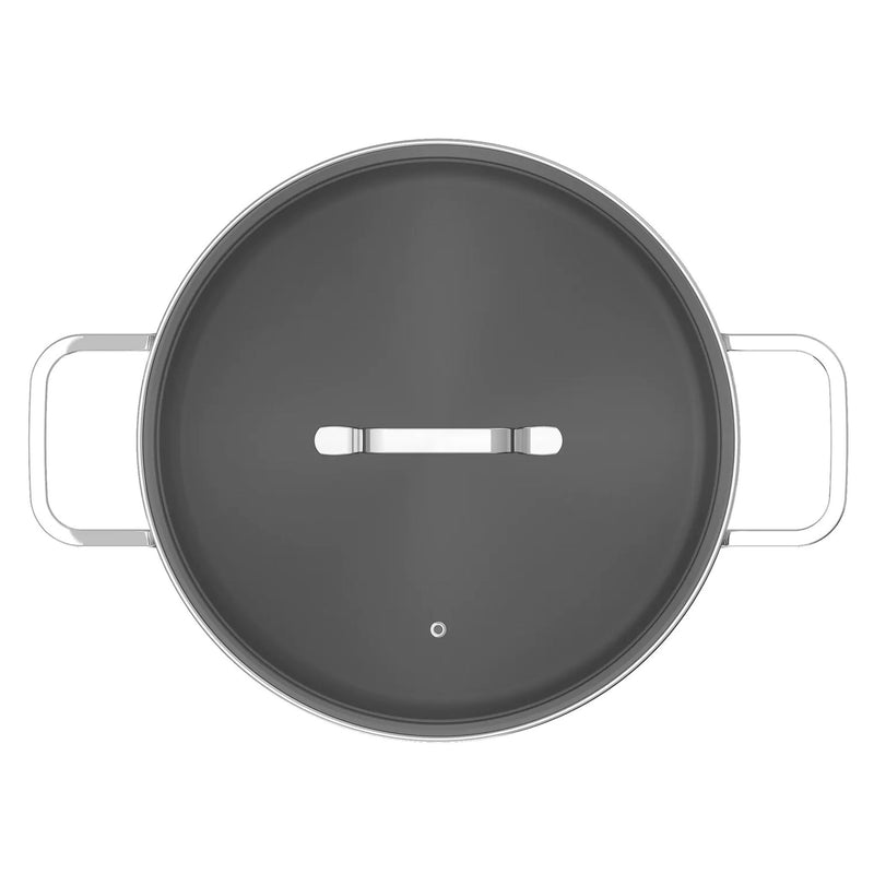 HELIX Oală cu capac, inox, D.26cm