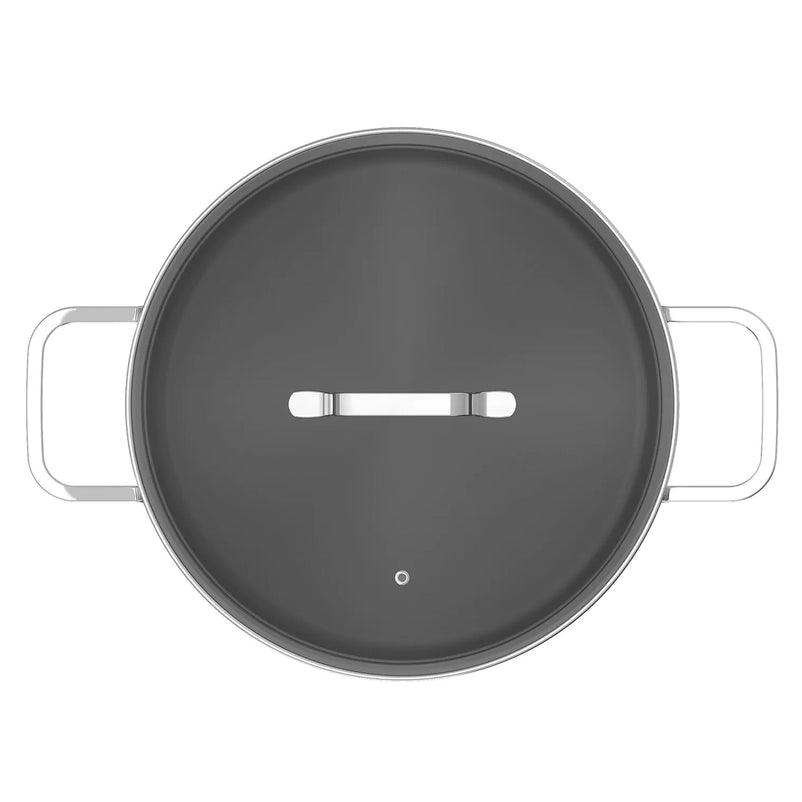 HELIX Oală cu capac, inox, D.26cm