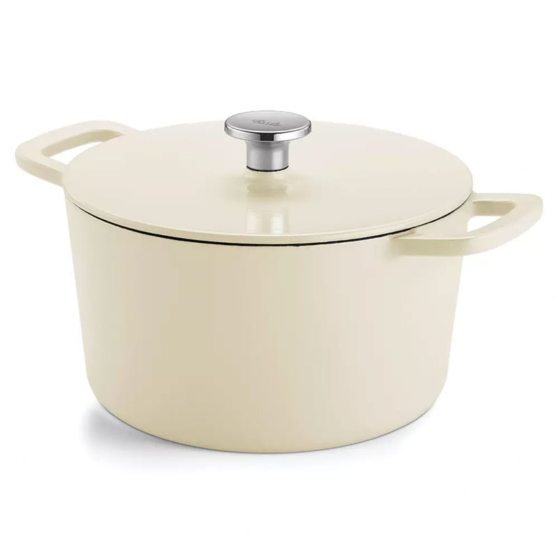 MOMENTS Oală cu mânere și capac, fontă, D.24cm