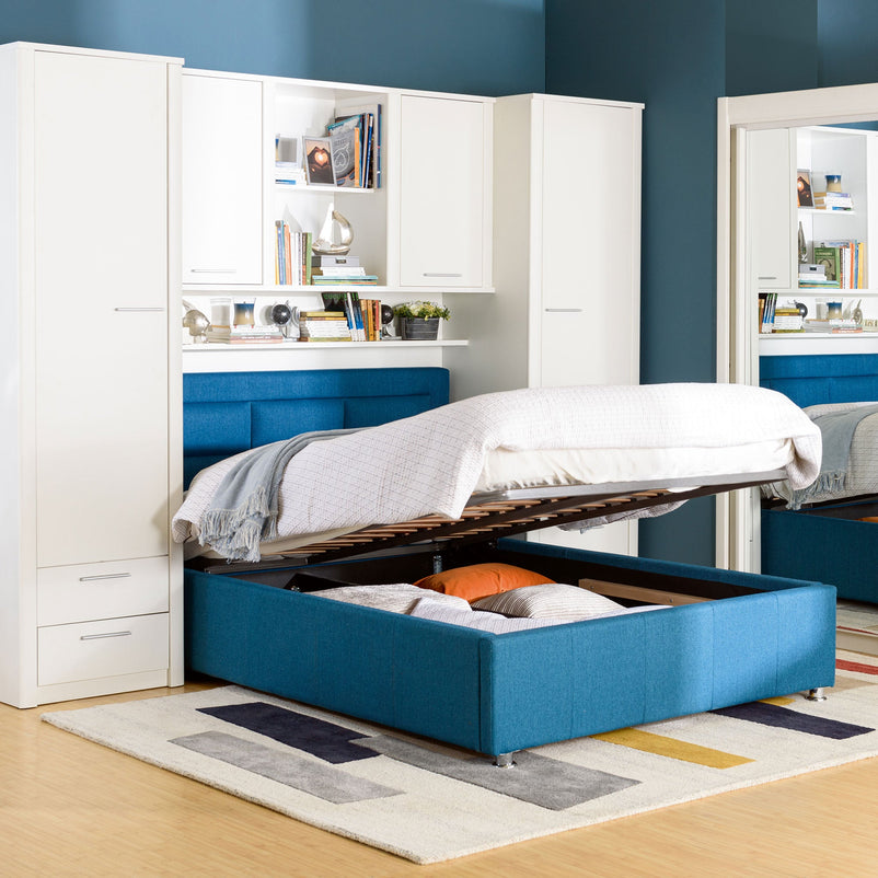 PIANA Pat tapițat, somieră rabatabilă inclusă - Articol resigilat