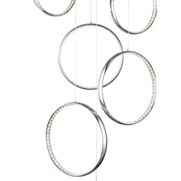 RINGS Lustră 56W LED