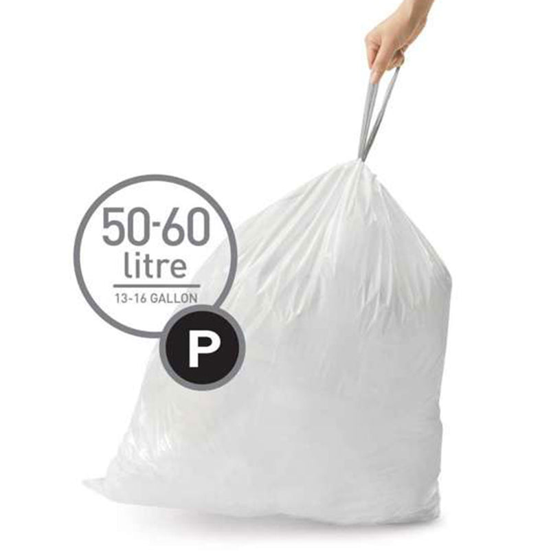 SIMPLEHUMAN Set 20 saci gunoi, 50-60L