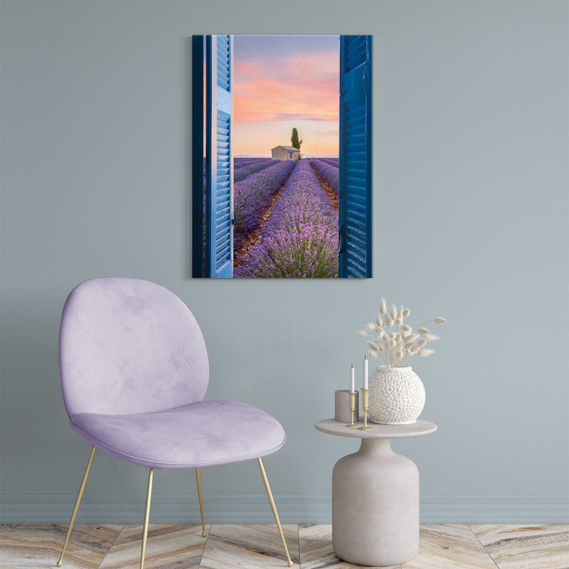 LAVENDER WINDOW Tablou canvas