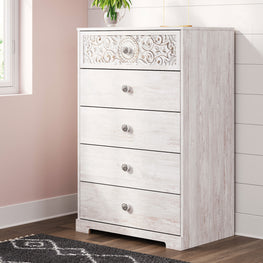 PAXBERRY Comodă înaltă, 5 sertare