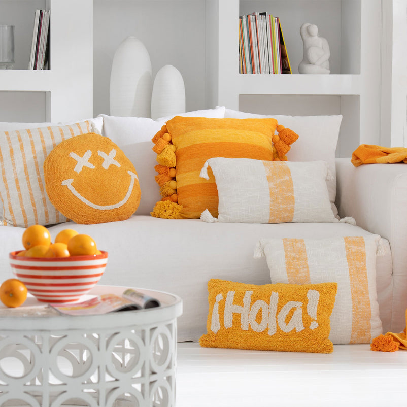 SMILEY Pernă decorativă, D.45cm