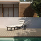 ZIBO Set mobilier terasă/grădină, fotoliu și taburet