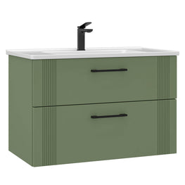 BARI Set mobilier baie, mască lavoar, lavoar, dulap suspendat, coloană