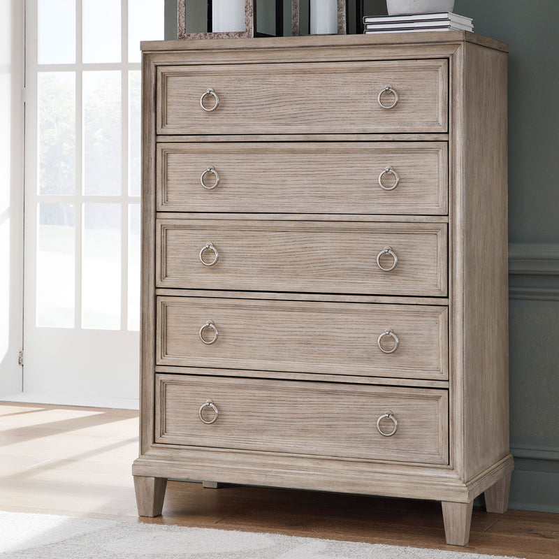 JORLAINA Comodă înaltă, 5 sertare