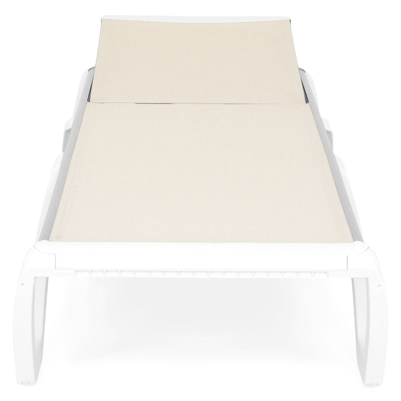 YATI Set mobilier terasă/grădină, 2 șezlonguri și măsuță