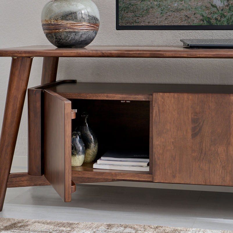 DUVALL Comodă TV, 2 uși, 2 sertare