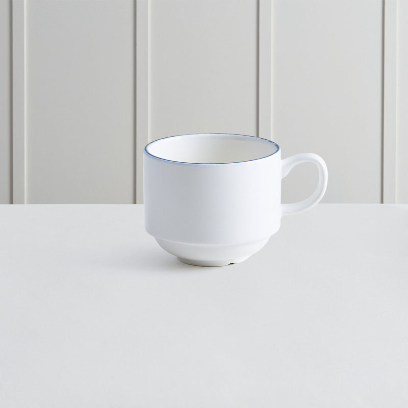 ALASKA Set ceșcuță și farfurioară, porțelan, 210ml