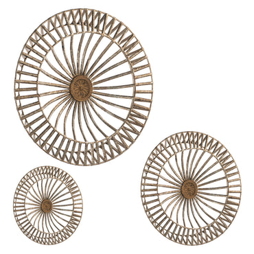 MEDALLION Set 3 decorațiuni perete