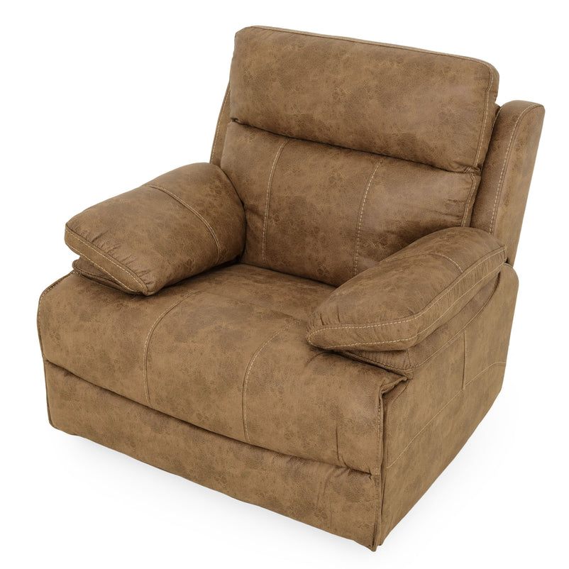 BRISBANE Fotoliu, recliner electric și mecanism tetieră, stofă