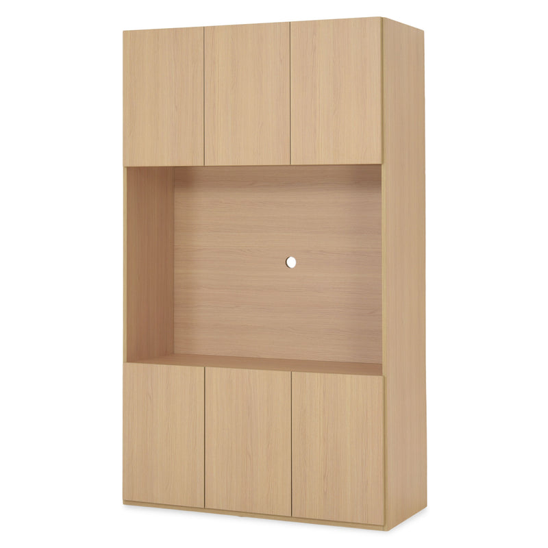 COMPACT Dulap 6 uși cu spațiu TV