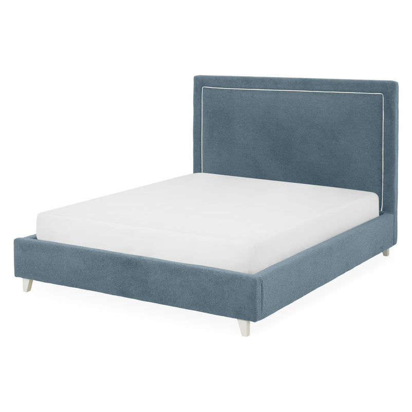 KOLLE Pat tapițat, 160x200cm, somieră și ladă depozitare incluse