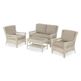 PARK MEADOWS Set mobilier terasă/grădină, 2 fotolii, canapea și măsuță