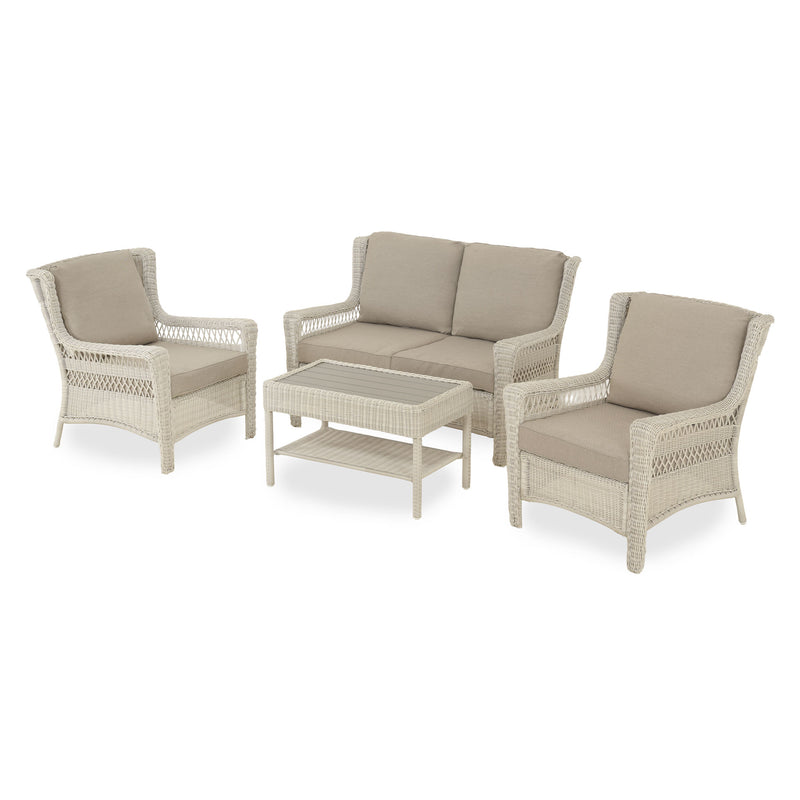 PARK MEADOWS Set mobilier terasă/grădină, 2 fotolii, canapea și măsuță