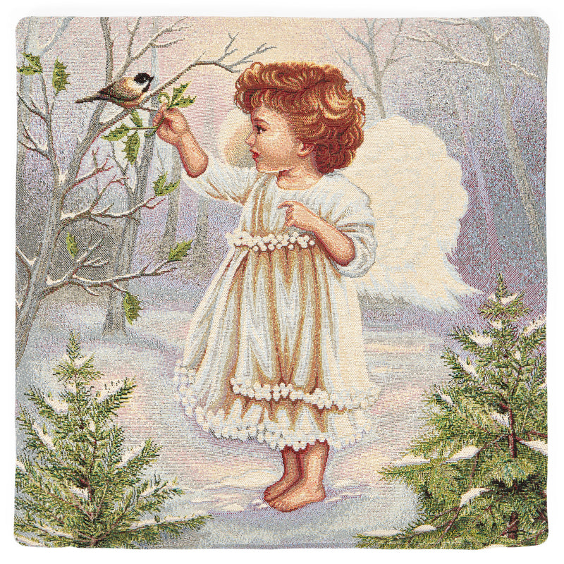 WHITE ANGEL Pernă decorativă, 45x45cm