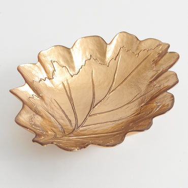 LEAF Platou, sticlă, L.31cm