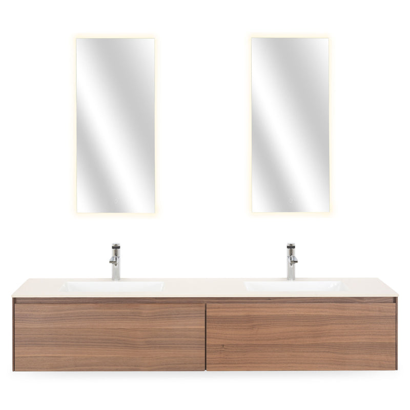 HERA/GAMMA Set mobilier baie, mască lavoar, lavoar, 2 oglinzi