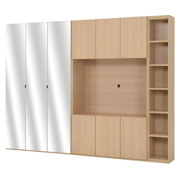 COMPACT Dressing 9 uși, spațiu TV