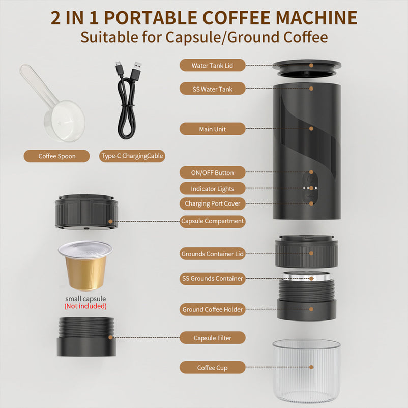 COFFEE Espressor electric portabil