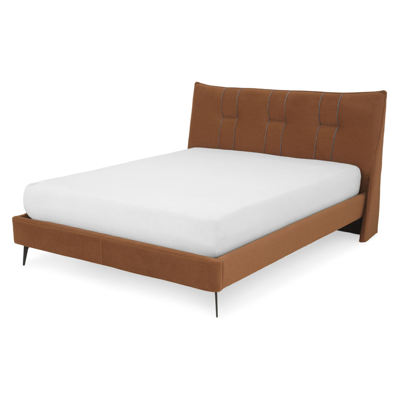 LARWIN Pat tapițat, 160x200cm, somieră inclusă