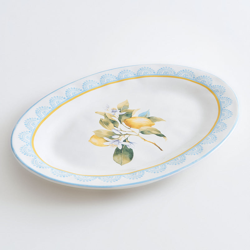 LEMONCELLO Platou, porțelan, L.43cm