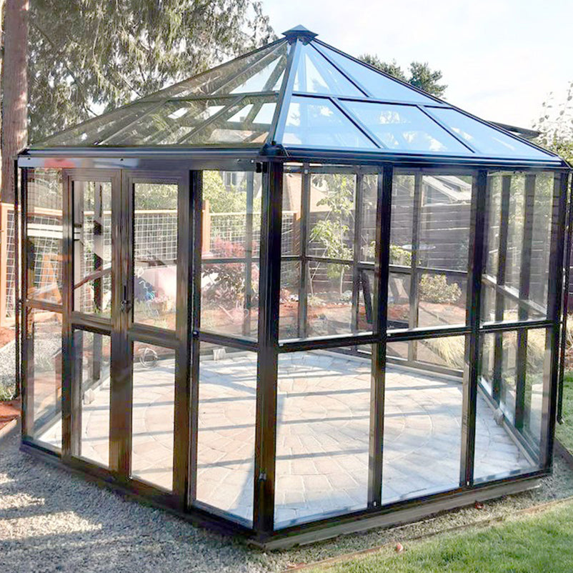 HEXAGON GLASS Pavilion/Oranjerie, 343x390cm
