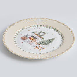 CHALET Farfurie fel principal, porțelan, D.27cm