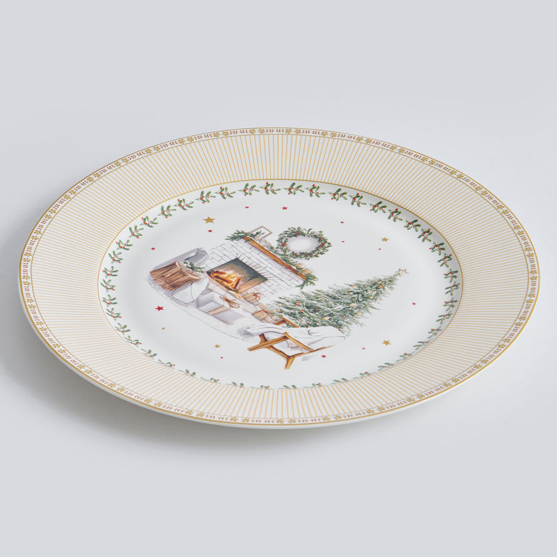 CHALET Farfurie fel principal, porțelan, D.27cm