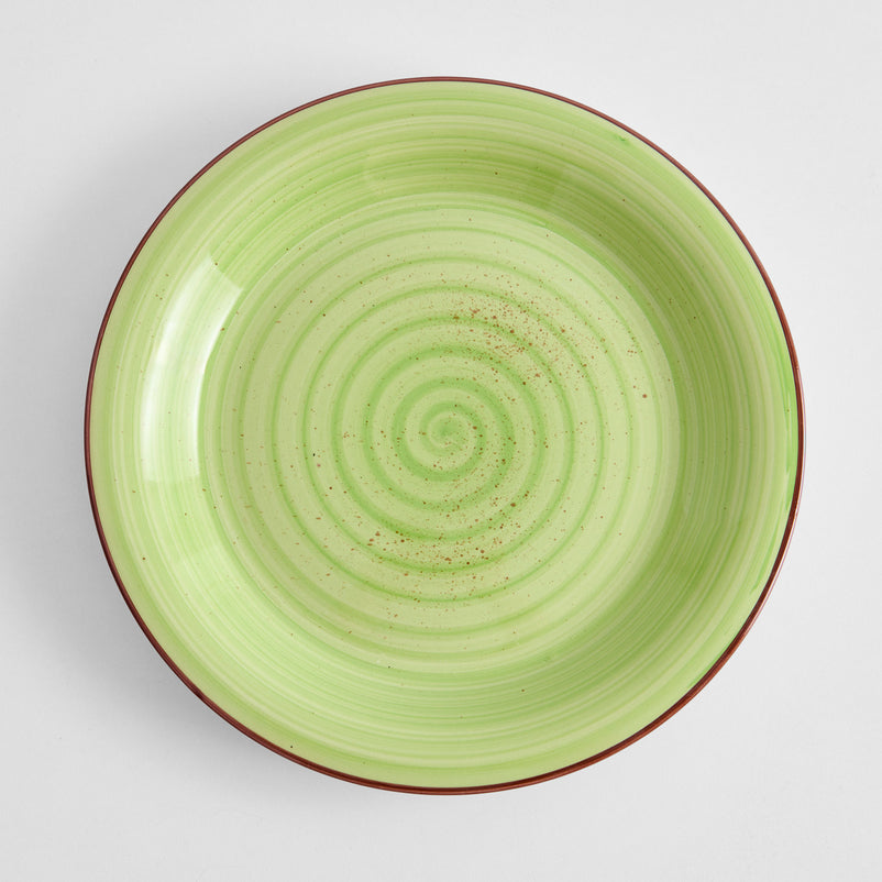 SPIRAL Set veselă, ceramică, 18 piese