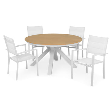 BAHIA/DRESDEN Set mobilier terasă/grădină, 4 scaune și masă