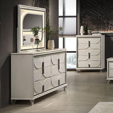 SHARLENE Comodă 6 sertare