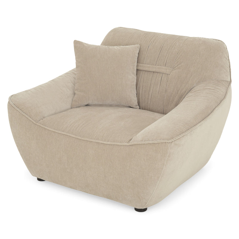 BEGONA Fotoliu, 1 pernă inclusă, stofă