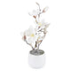 SNOWY MAGNOLIA Aranjament flori artificiale