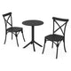 CIRCLE/SUCCOR Set mobilier terasă/grădină, 2 scaune și masă