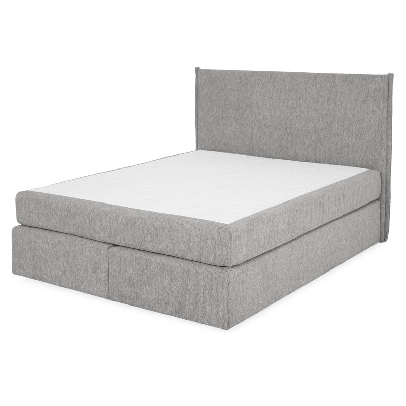CARLINI Pat tapițat boxspring, 160x200cm, saltea inclusă